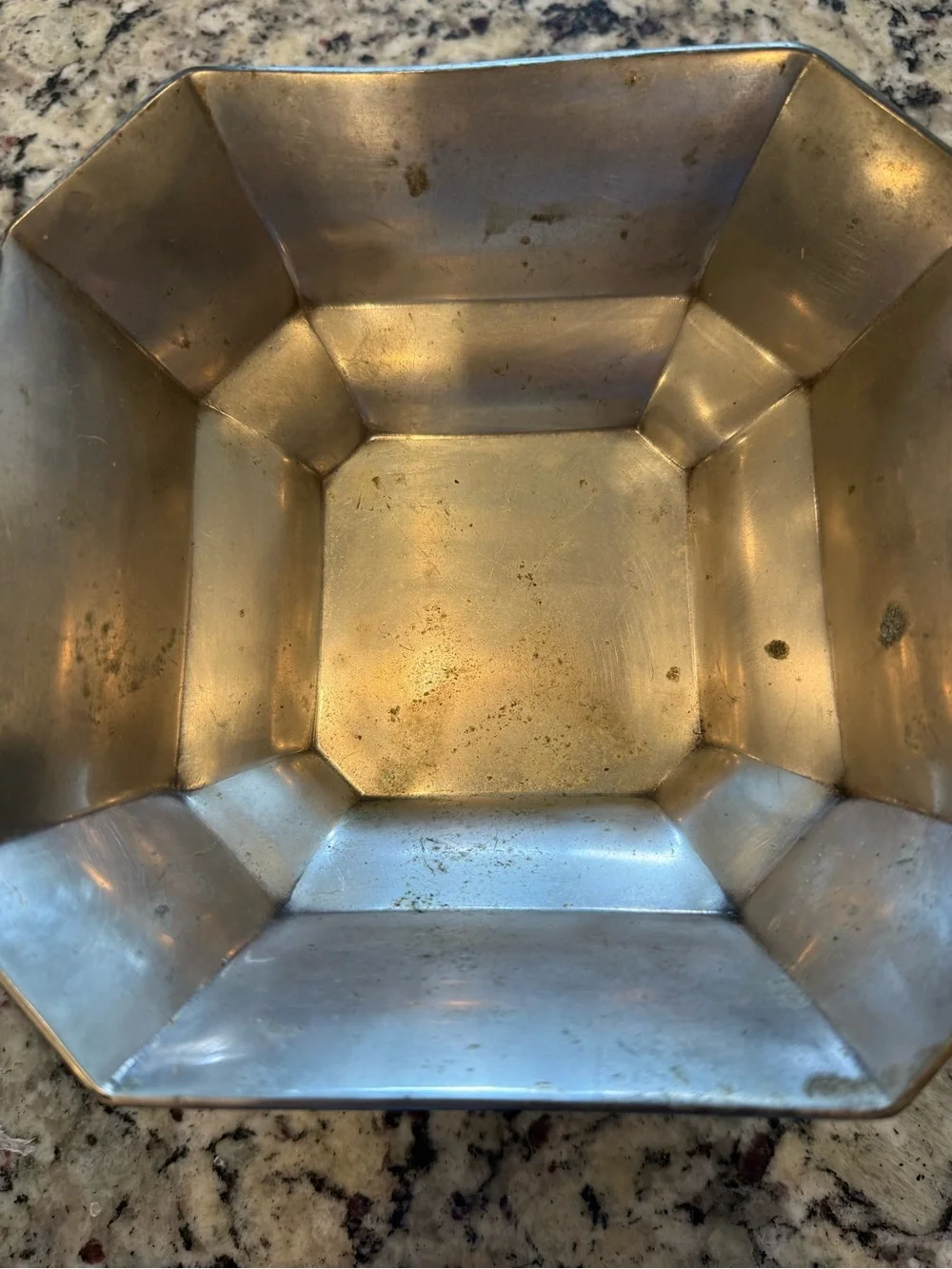 Pottery Barn octagonal bowl